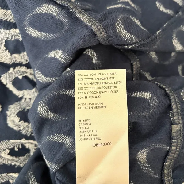 NWT!! Anthropologie MAEVE Lisanne Textured Tunic Tiered Dress Blue White X-Small - Image 12