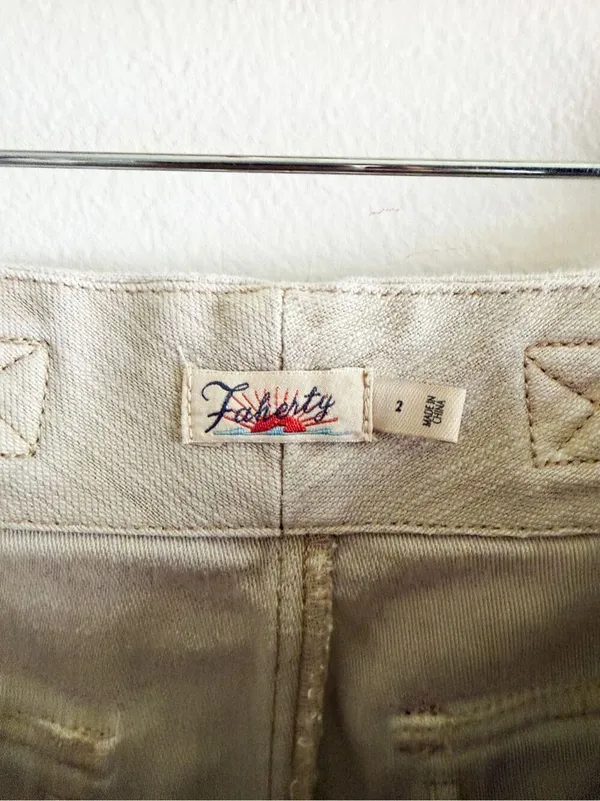Faherty Stretch Surplus Mini Skirt Size 2 - Image 7
