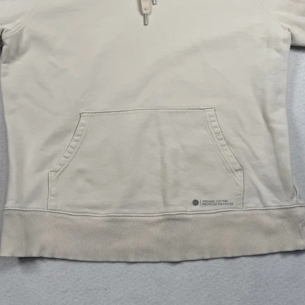 Outerknown Hoodie‎ Womens Medium Cream Organic Cotton Spandex Pullover Casual - Image 9