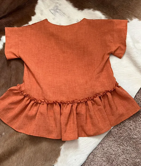 SheIn Orange  Top - Image 4