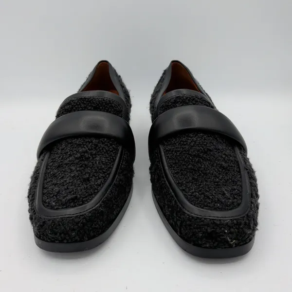 Vionic Mylene Black Boucle Square Toe Loafers‎ Women's Size 10 Slip On Shoes - Image 3