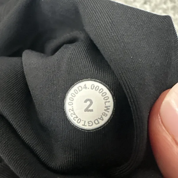 Lululemon Hotty Hot Skirt Skort Black Athletic Athleisure Golf Women's 2 Tall - Image 6