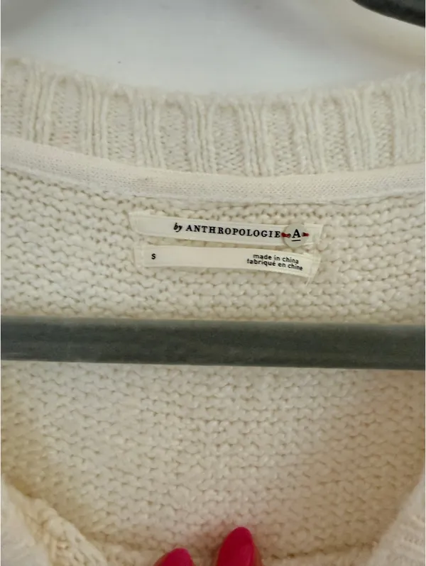 Anthropologie Sweater Vest Wool - Image 2