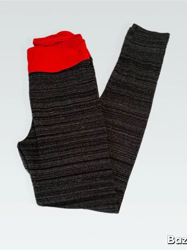 5 for $20 MIX N MATCH High-RiseLeggings with Red Waistband - Image 2