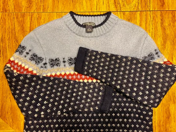 Lands' End Vintage Wool Sweater - Image 2
