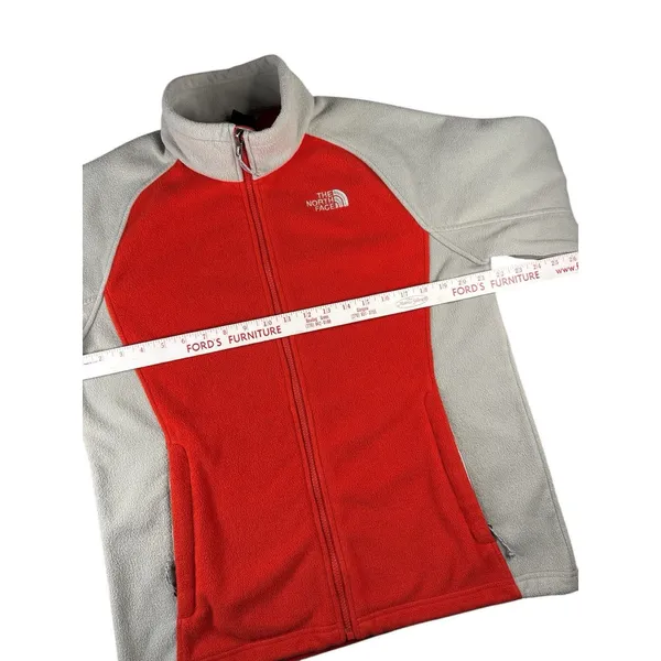 The North Face Khumbu Full Zip Jacket Red‎ Gray Women’s Large Outdoor Hiking - Image 7