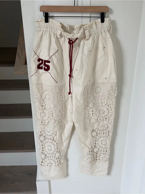 Free People Rockaway Craft Pant in Tofu Ivory Cream NWT - Image 4