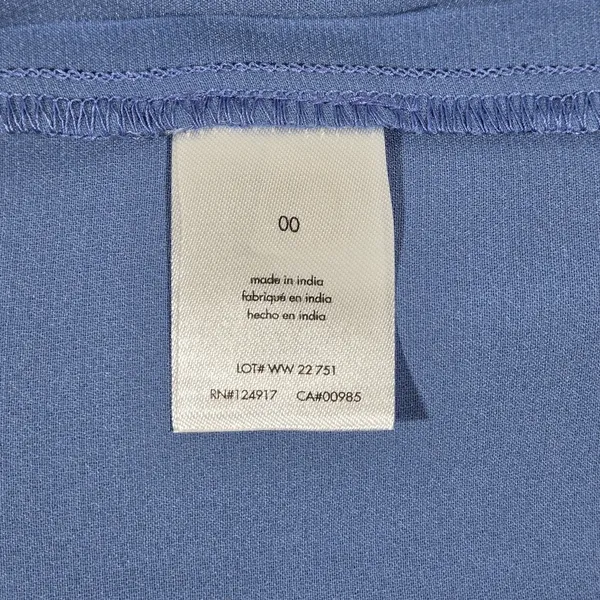 WeWoreWhat Cowl Midi‎ Satin Charmeuse Dress Slate Blue WWD18-1 Size 00 NWT - Image 5