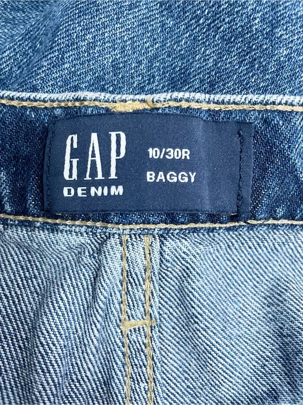 GAP Baggy Jeans Women’s Size 10/30R Dani Dark Wash Wide Leg Cotton Lyocell - Image 9