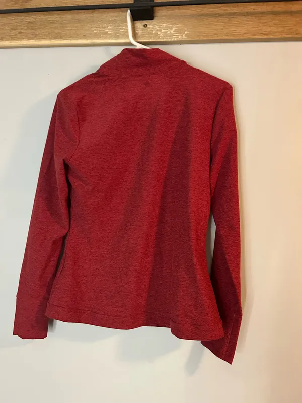 Calia by Carrie Red Fitted Fitness Jacket Burgundy Women’s M - Image 2