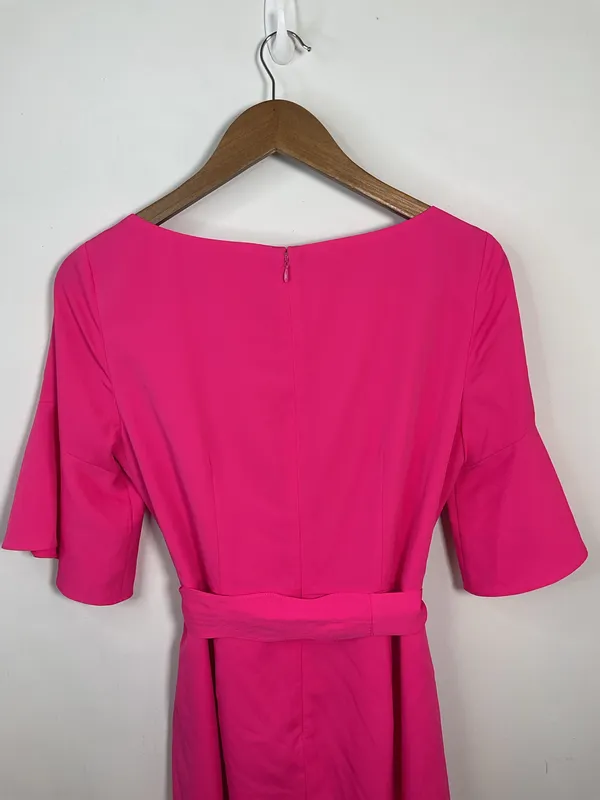 Eliza J Hot Pink Sheath Dress Size 8 - Image 5