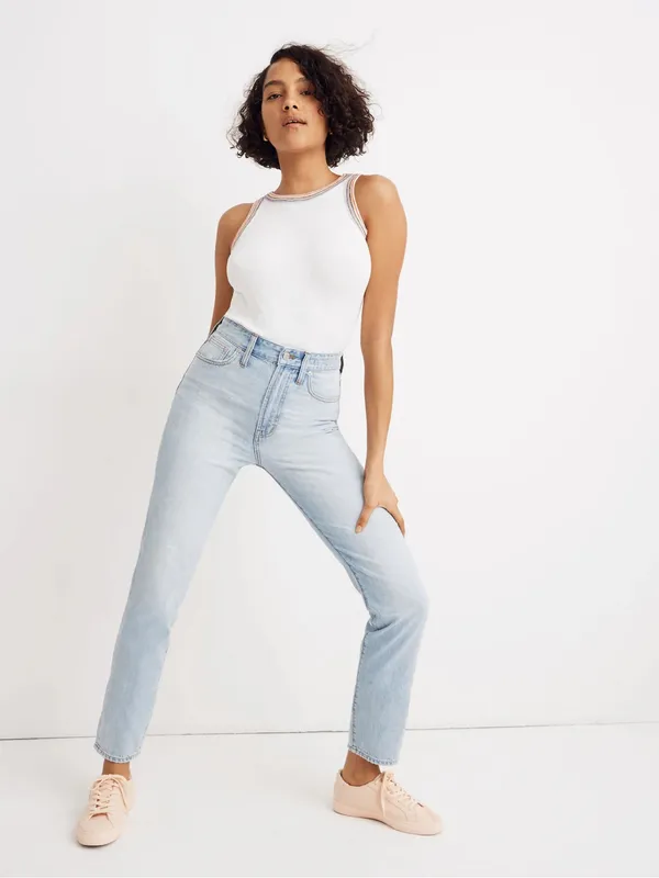 Madewell The Curvy Perfect Vintage‎ Jean in Blue Size 28 - Image 10