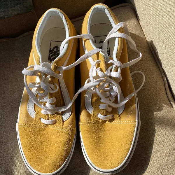 Mustard Old Skool Vans - Image 4