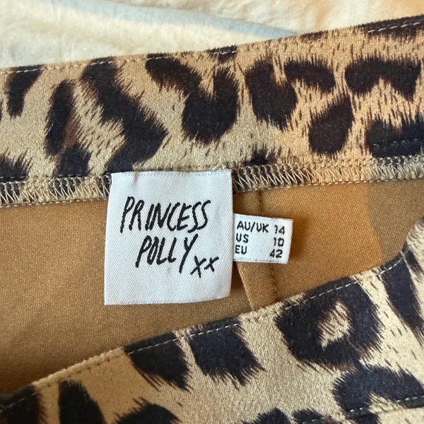 Princess Polly Leopard Mini Skirt - Image 4