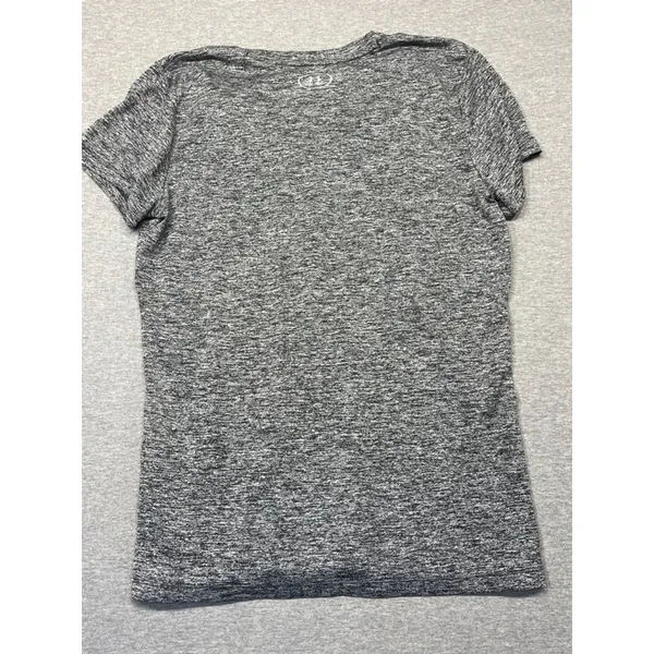 Women's Under Armour T-Shirt, Size M, Gray or Black athletic wear - Image 3