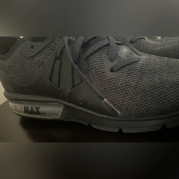 Nike Air Max Sequent 3 Grayish Black Running Sneakers - Image 2