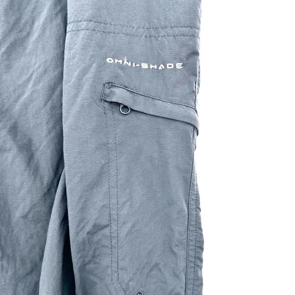 Columbia Size 14 Pants Black‎ Cargo Adjustable Length Omni Shade Outdoors Hiking - Image 5