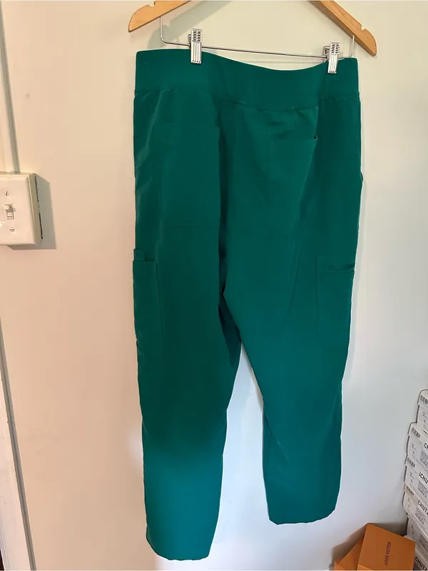 Figs Yola High-Rise Slim Scrub Pant xxl Caribbean Blue - Image 4