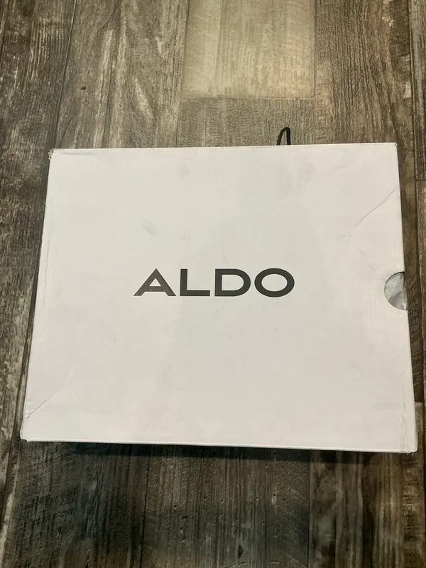 Aldo Glossy Mid-Calf Block Heel Boots in Chestnut Pink Size 6.5 - Image 12