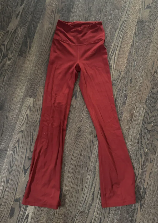 Lululemon Groove SHR Nulu™ Flared Pant * Regular cayenne red high waisted yoga 4 - Image 2