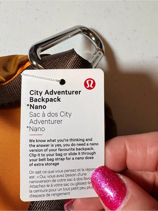 Lululemon City Adventurer Backpack *Nano Clementine / Gold Spice - Image 3