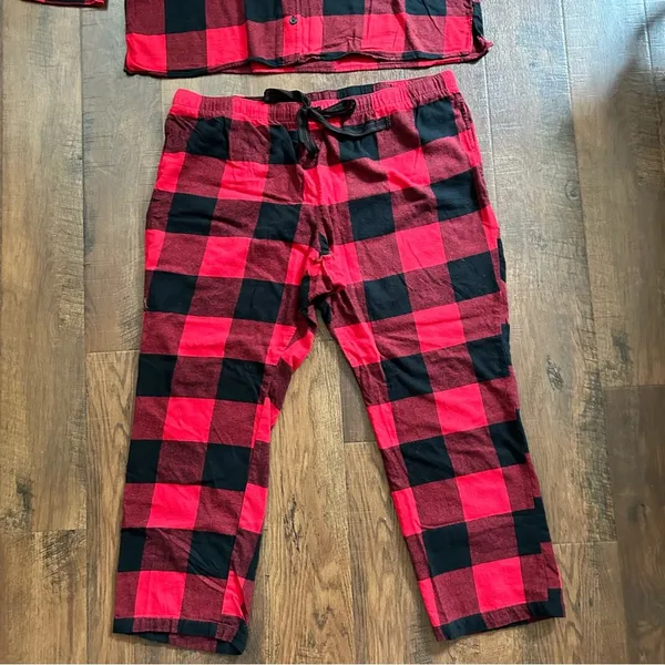flannel pajama set, plus size XXL - Image 8