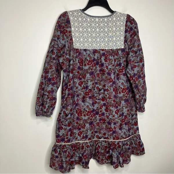 Elestory 100% cotton peasant dress floral pattern‎ size XL - Image 7
