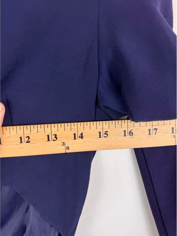 Superdown Kendra Cut Out Blazer Mini Dress Navy Blue Long Sleeve Size S Revolve - Image 10