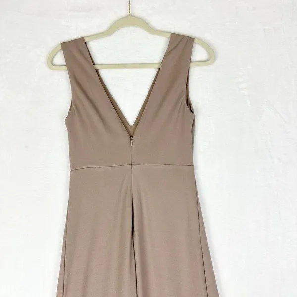 Birdy Grey Shamin Dress Size Small Taupe NEW Bump Friendly Bridesmaid Formal - Image 9