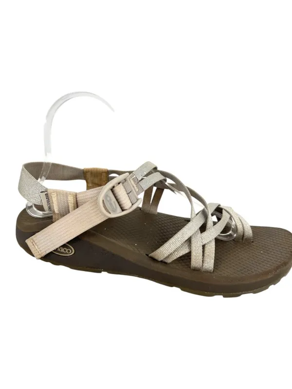 Chacos Women's Z Cloud X2 Metallic Silver Sandal Strappy Outdoor Comfort Size 10 - Image 4