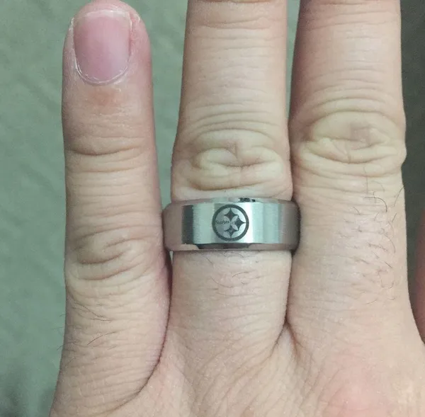 Silver Pittsburgh steelers Ring - Image 4
