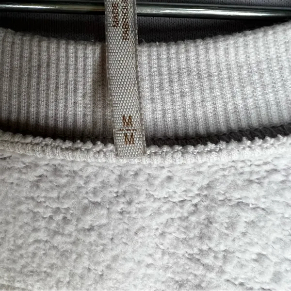 Free People Jordan Colorblock‎ Citron Yellow Cream Long Sleeve Pockets Sweater - Image 8