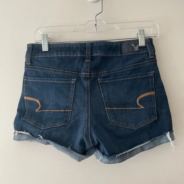 American Eagle Hi Rise Shortie 360 Degree Super Stretch Denim‎ Shorts - Image 3