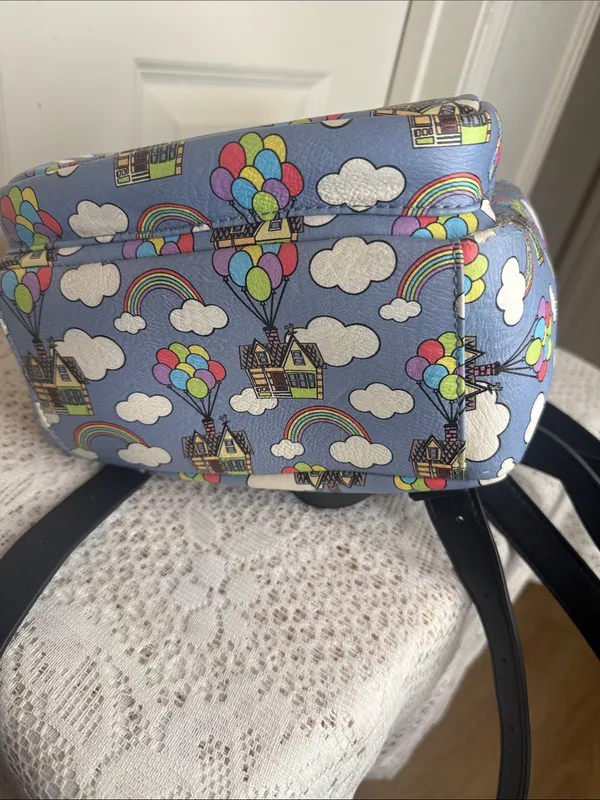 Loungefly x Disney Pixar Up Balloon House Mini Backpack - Blue - Image 9