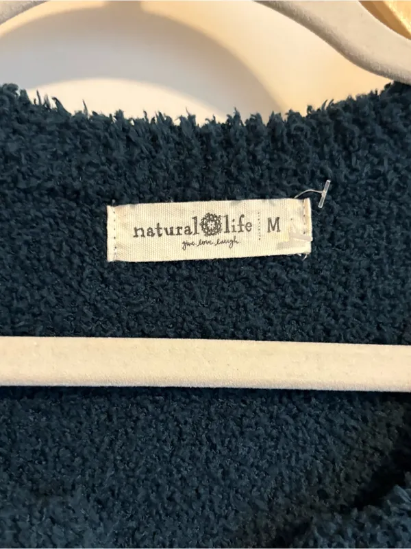 Natural Life Cozy Up Teddy Midi Dress size Medium - Image 6