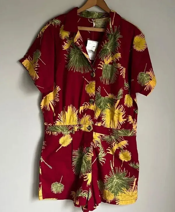 NEW FREE PEOPLE Malibu Romper Floral - Image 3