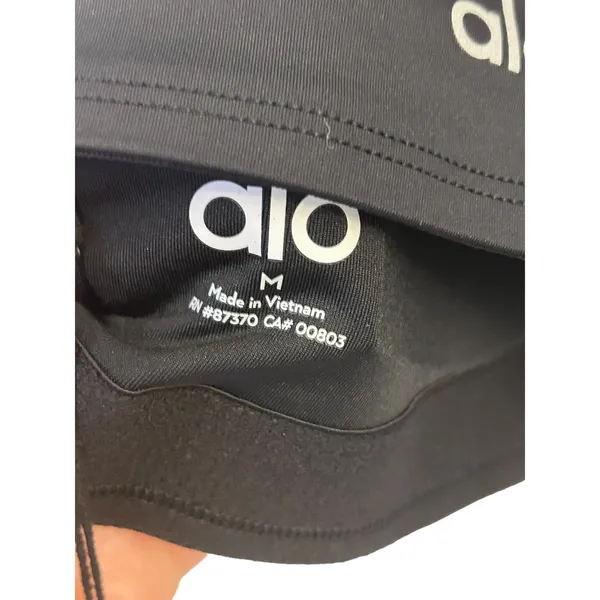 ALO YOGA Airlift Advantage Racerback Bra BLACK M NWT - Image 7