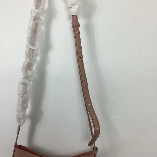 Anthropologie Samara Vegan Leather Crossbody Bag Peony Pink - Image 7