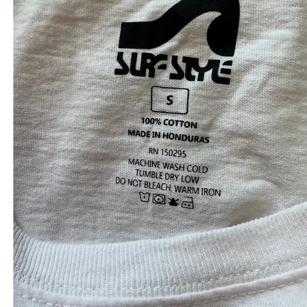 Surf Style Im a Swiftie 1989 Graphic Tee White Cotton Short Sleeve Shirt Small - Image 4