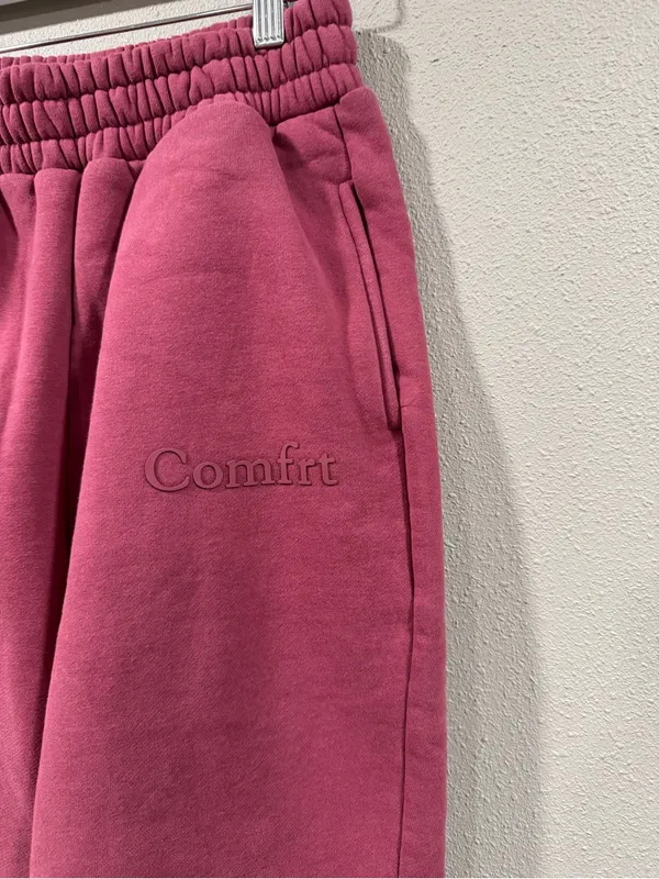 Comfrt Minimalist Sweatpants Berry - Image 3