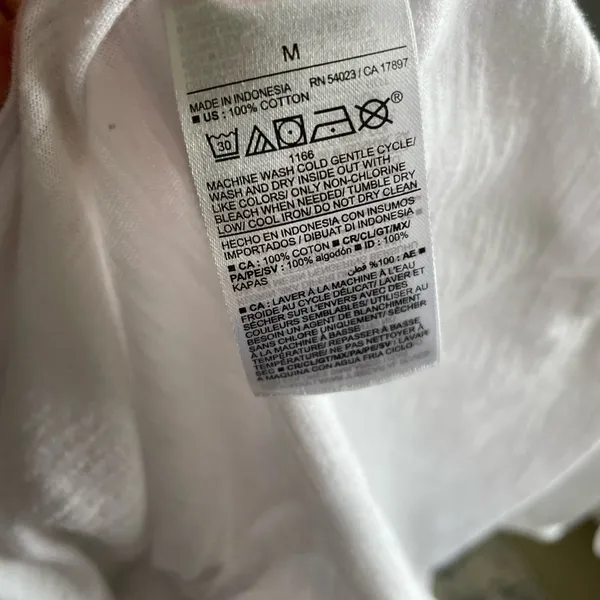 Old Navy Classic White T-Shirt Dress - Image 9