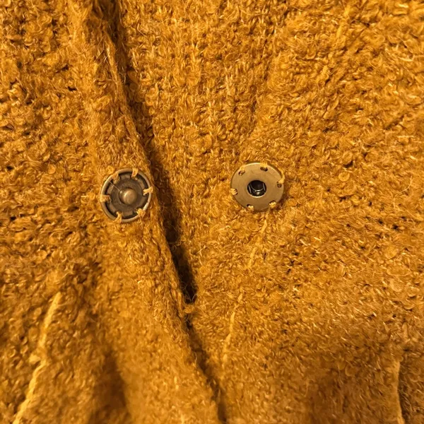 Free People Boucle Oversized Cardigan Sweater - Image 2