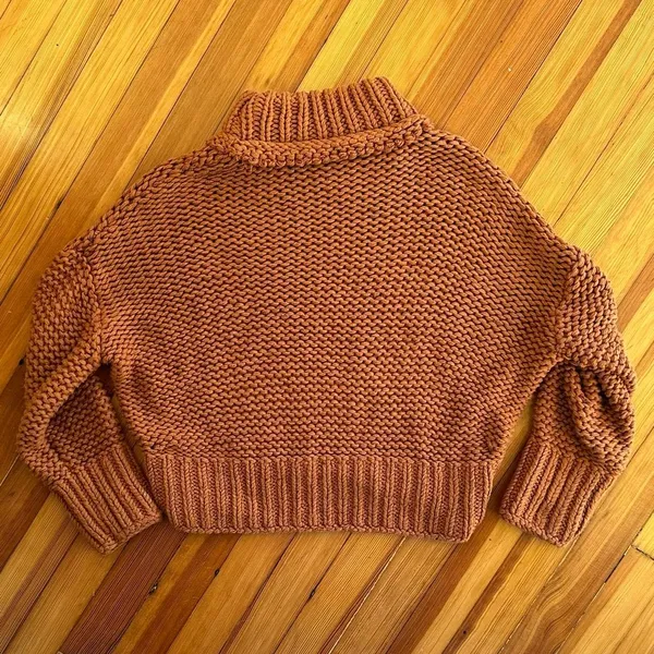 Free People My Only Sunshine Sweater in Tuscan Earth Size S - Image 4