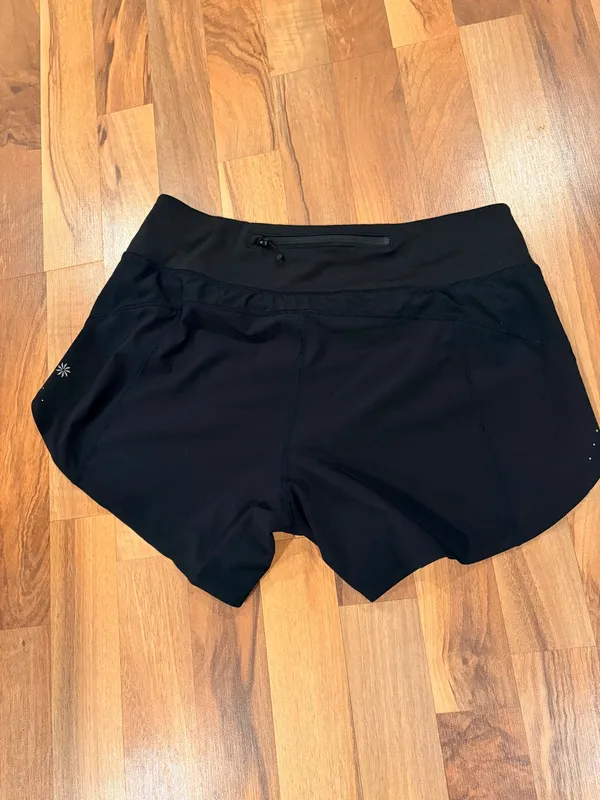 Black Women's High-Waist Performance Shorts - Image 6