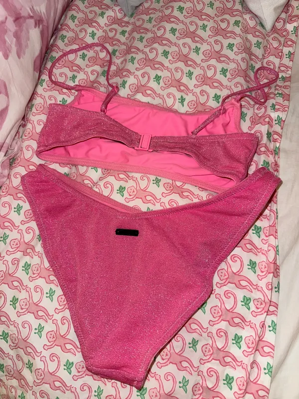 Triangl Bikini Set Pink - Image 3