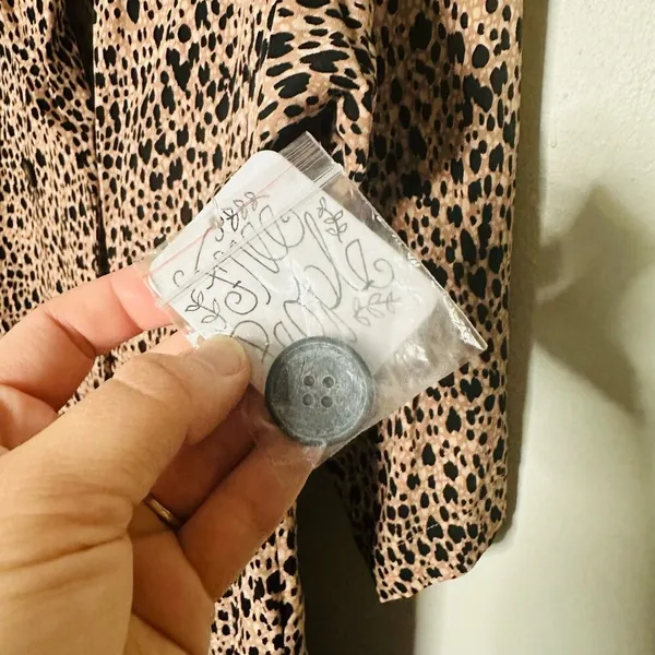 NWT Free People Daria Lepoard Cheetah Print Dress Duster Jacket Size Small - Image 3