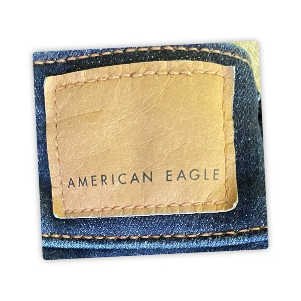 American Eagle Kick Boot Jeans Womens 6 Dark Wash Stretch Mid Rise Denim - Image 9