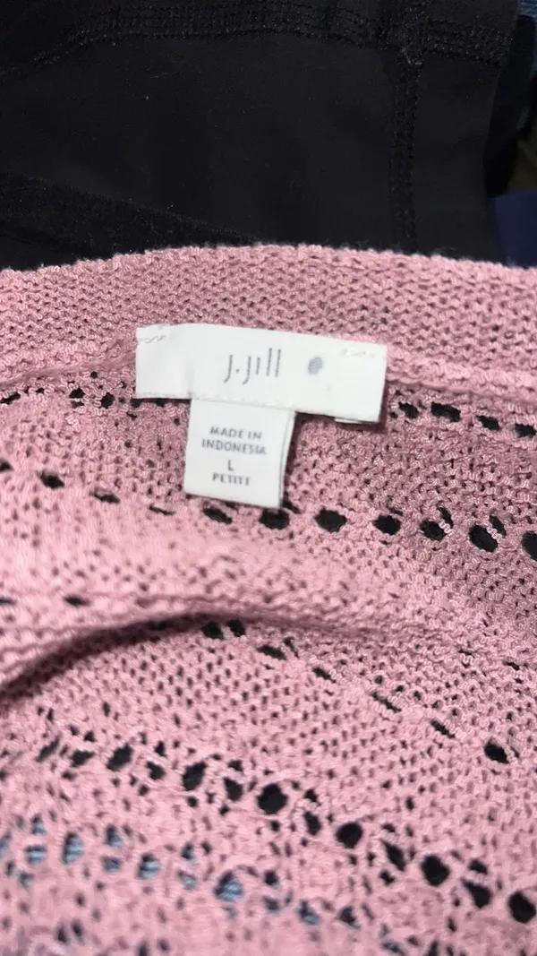 Light Weight J Jill Knitted Sweater - Image 3