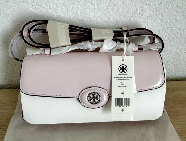 Tory Burch Robinson Mini Spazzolato Bag - Image 3