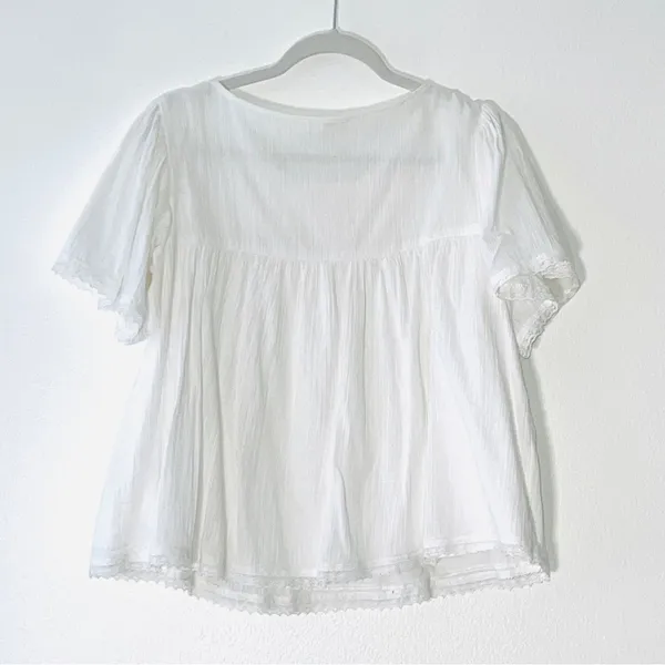 Beach Lunch Lounge White Blouse - Image 2